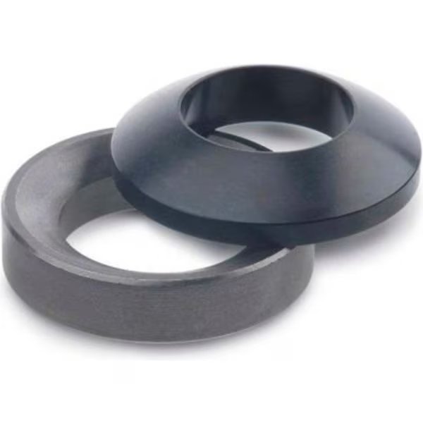 Spherical Washer, Fits Bolt Size M 14 Steel, Hardened Finish, J.W. Winco, Mfr#: 6319-15-C